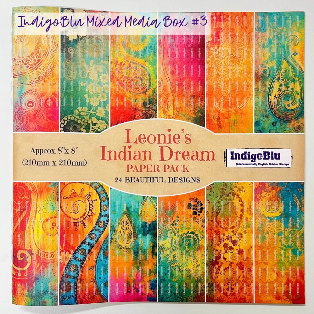 Mixed Media Box 3 Leonie's Indian Dream IndigoBlu